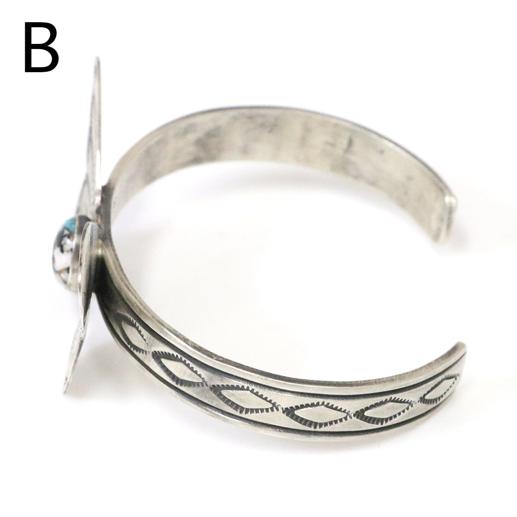 Indian Jewelry : Navajo Rick Enriquez Butterfly Bangle