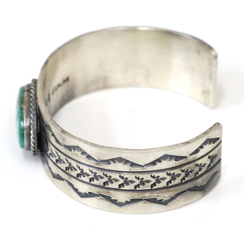 Indian Jewelry : Navajo Rick Enriquez Turquoise Bangle