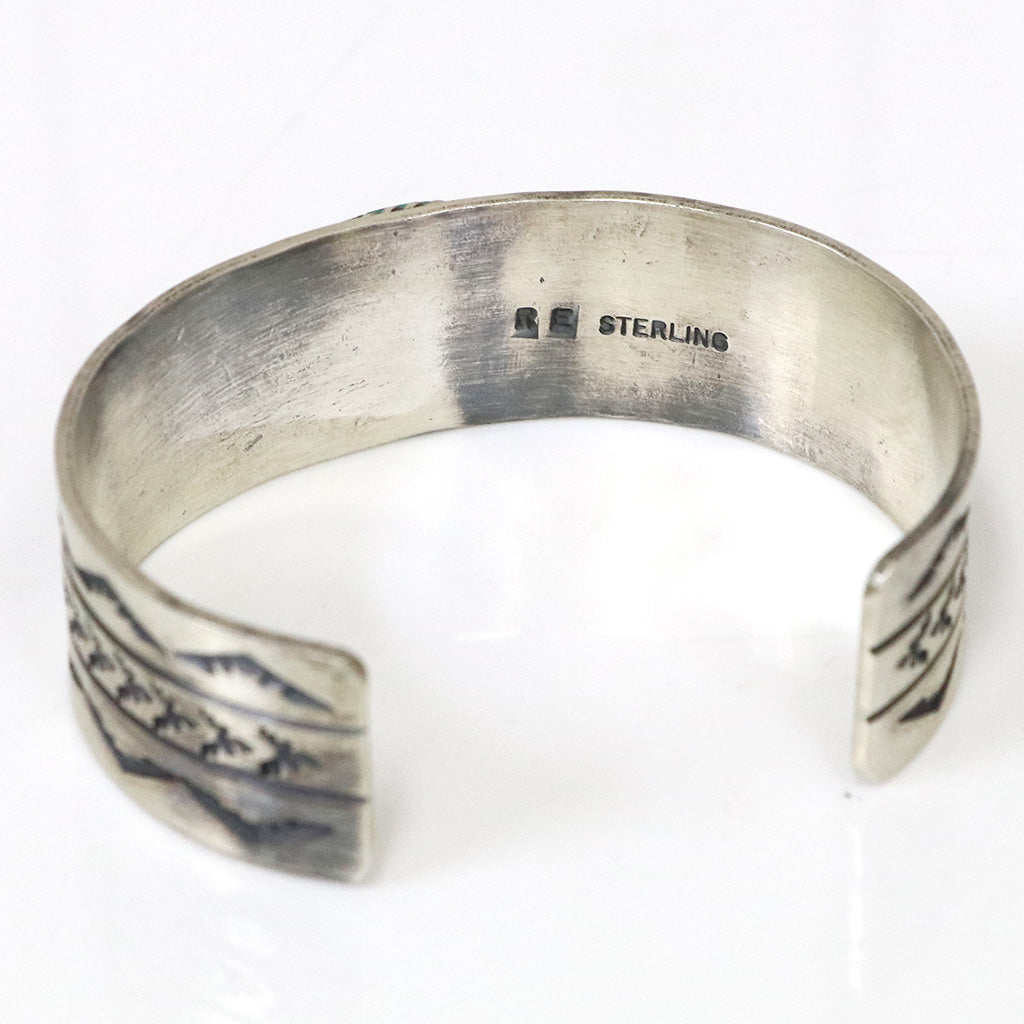 Indian Jewelry : Navajo Rick Enriquez Turquoise Bangle