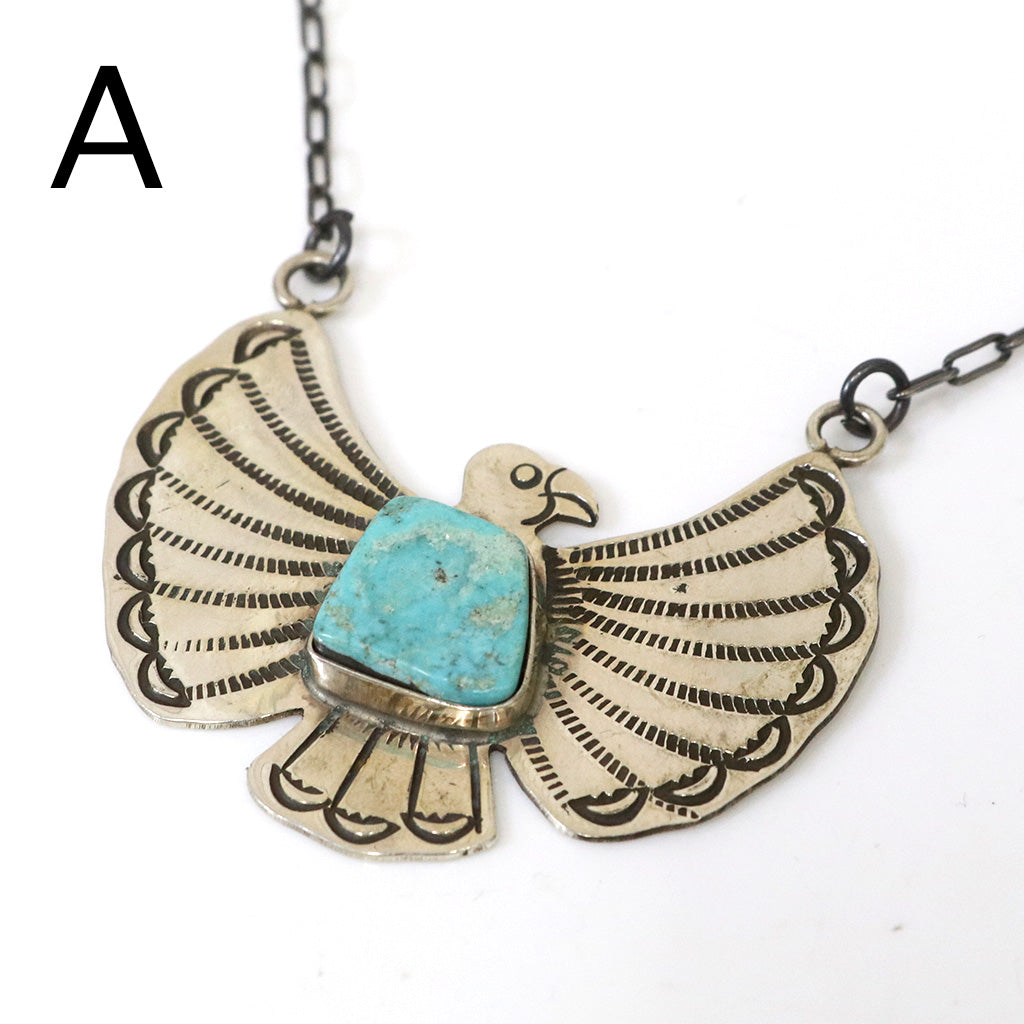 Indian Jewelry『Navajo Rick Enriquez Thunderbird Necklace』