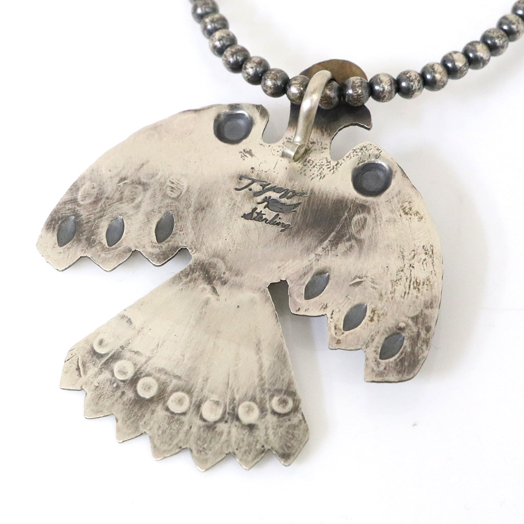Indian Jewelry : Navajo Tim Yazzie Thunderbird Necklace
