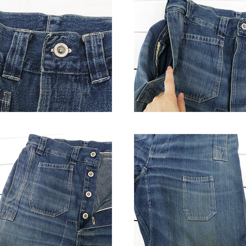 John Gluckow : Lot JG-01S 1910s Netmaker’s Trousers (USED WASH)