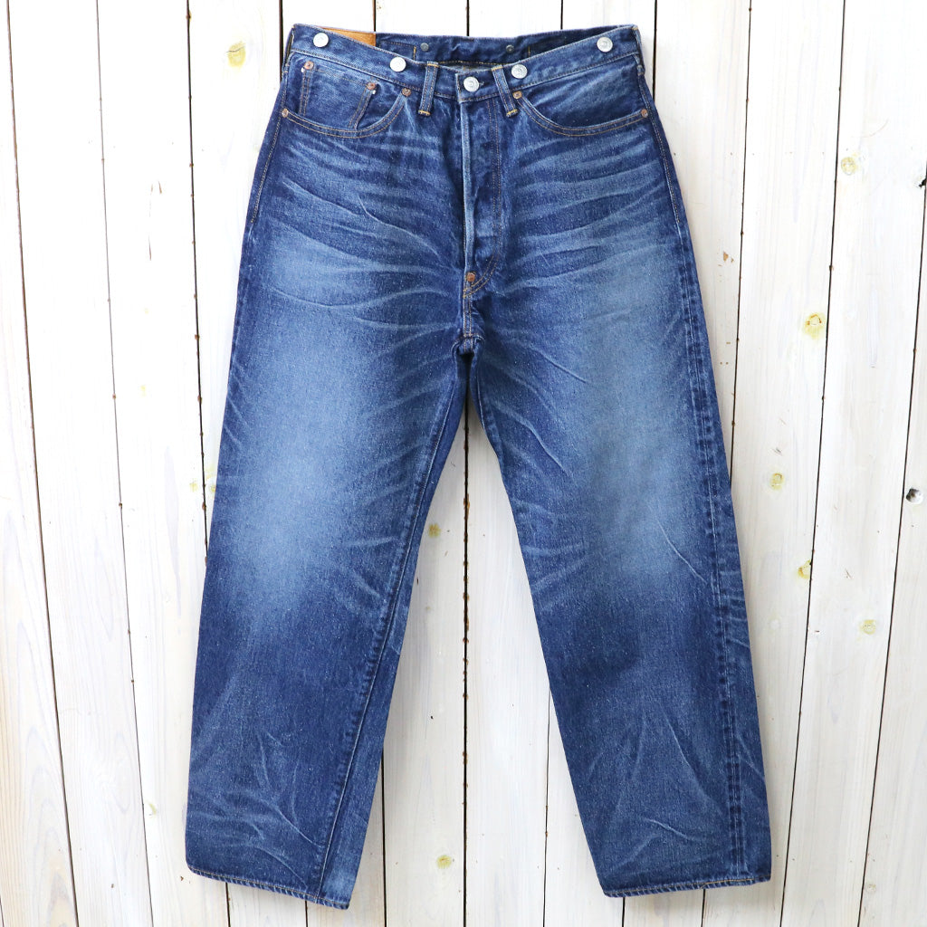 Kaptain Sunshine : 1930 Straight Denim Pants (INDIGO VINTAGE WASH