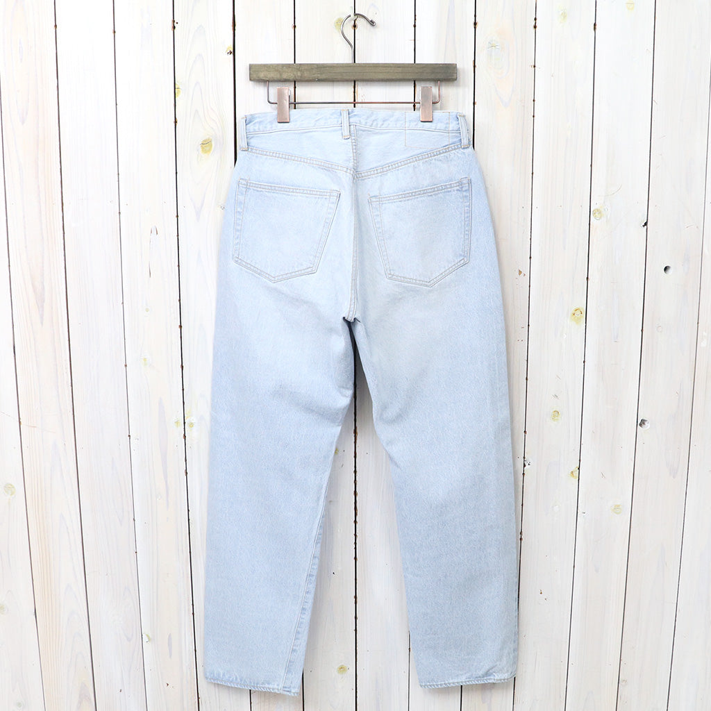 Kaptain Sunshine : 5P Zipper Front Denim Pants (INDIGO ICE WASH)