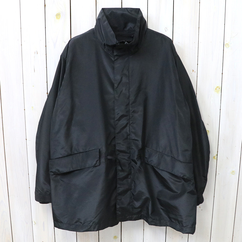 Kaptain Sunshine : Silk Poly Mil Coat (BLACK)