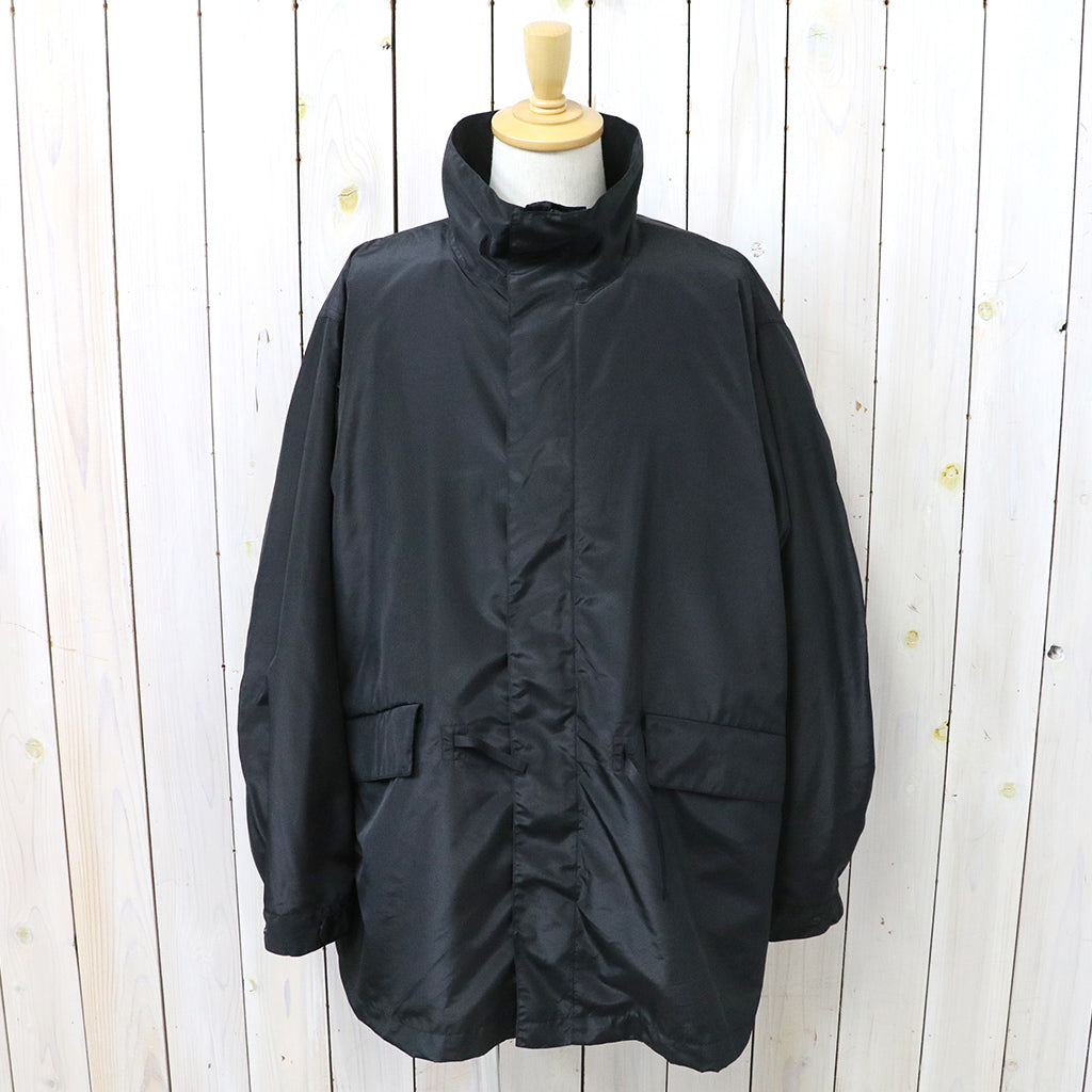 Kaptain Sunshine : Silk Poly Mil Coat (BLACK)