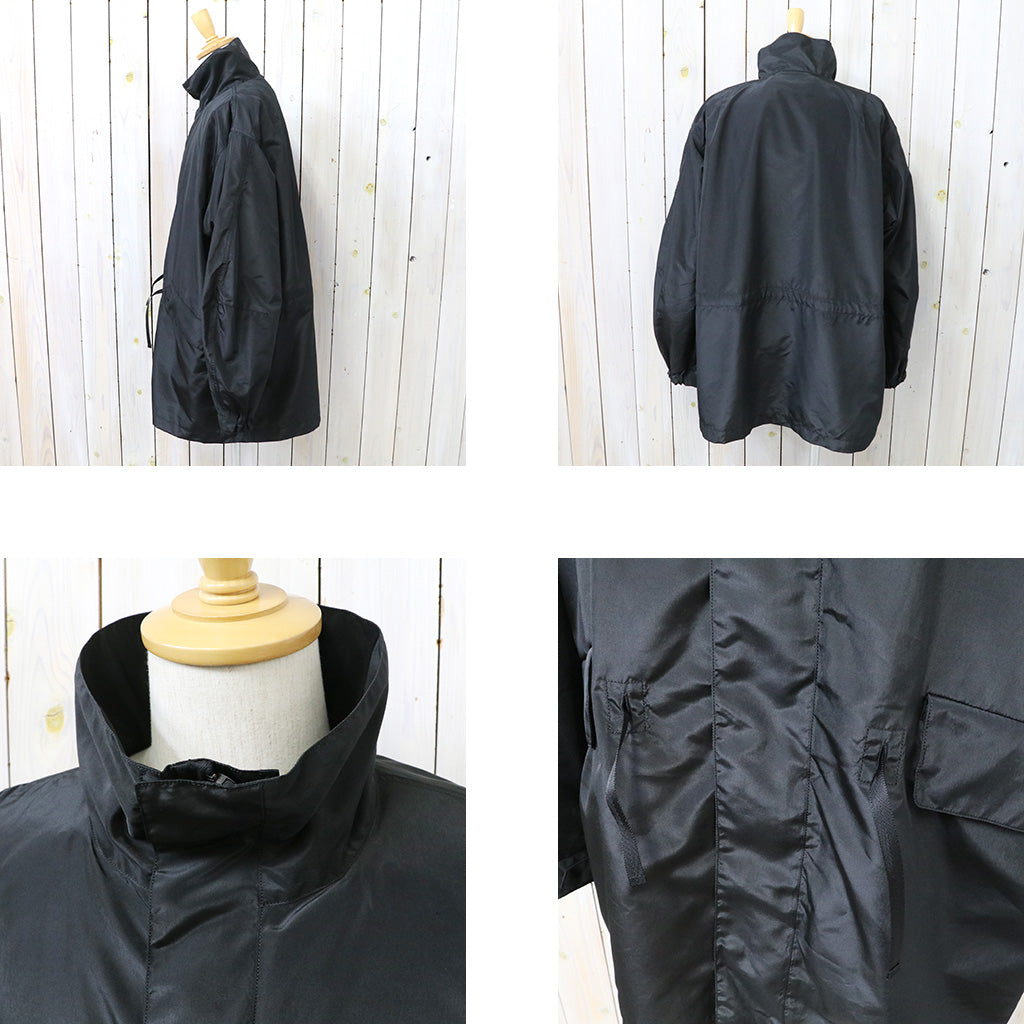 Kaptain Sunshine : Silk Poly Mil Coat (BLACK)