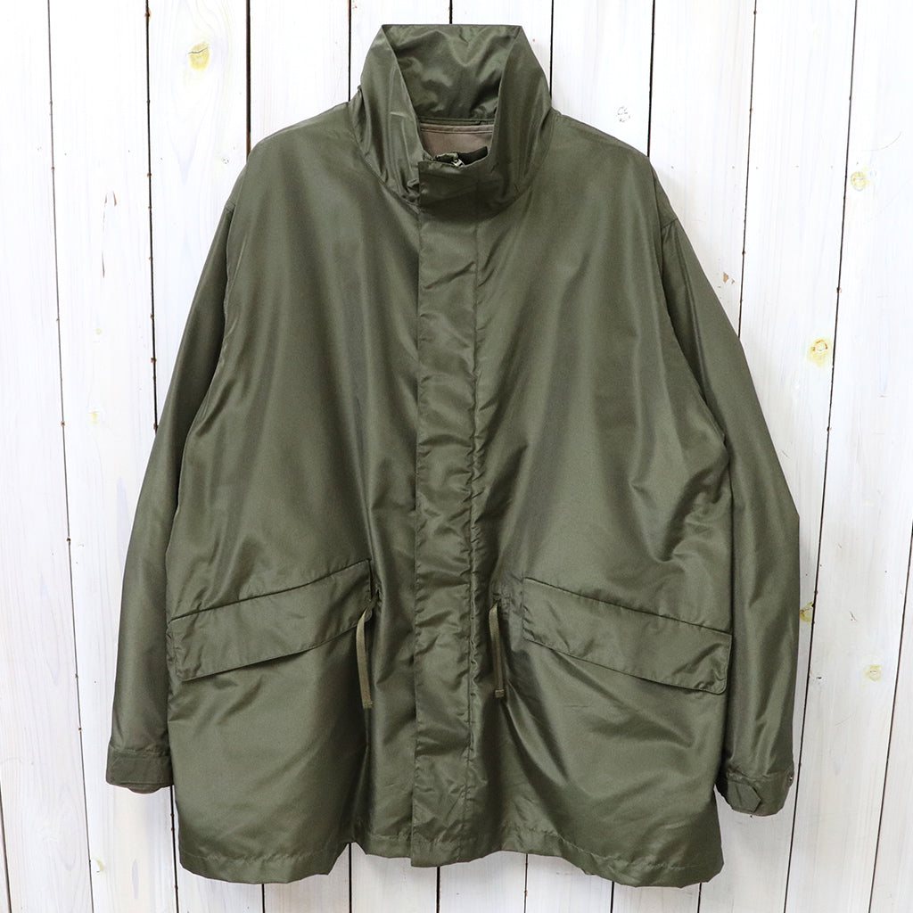 Kaptain Sunshine : Silk Poly Mil Coat (OLIVE)