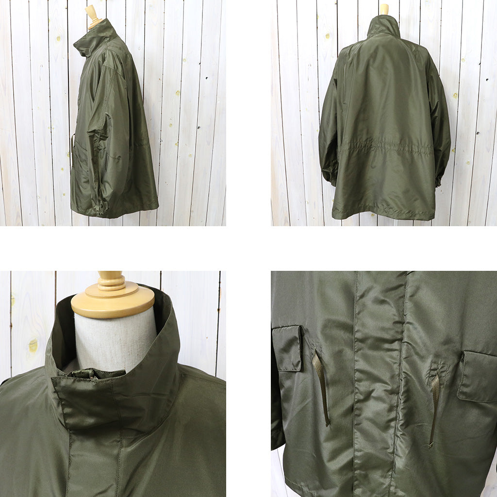Kaptain Sunshine : Silk Poly Mil Coat (OLIVE)