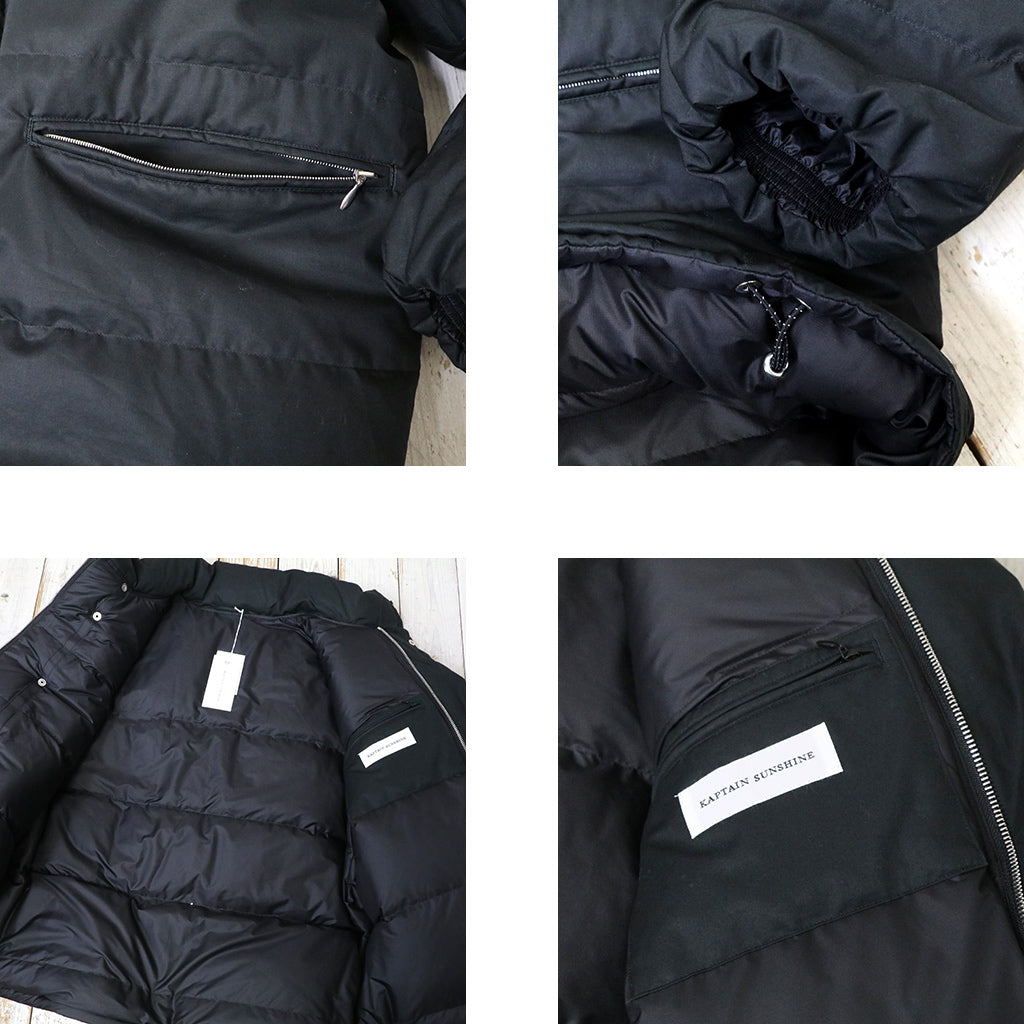 Kaptain Sunshine : Cotton Down Jacket (BLACK)