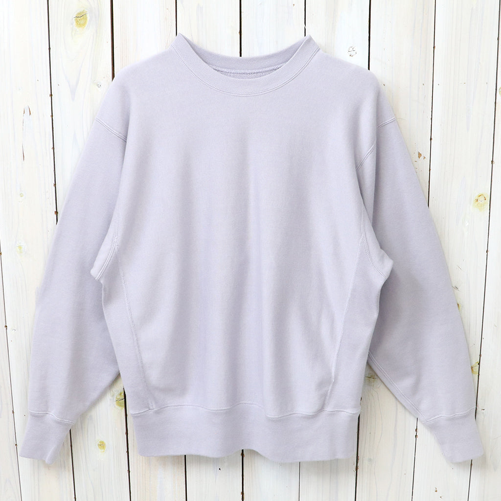 【SALE30%OFF】Kaptain Sunshine : Loopwheel Sweat Crewneck P/O (LILAC)