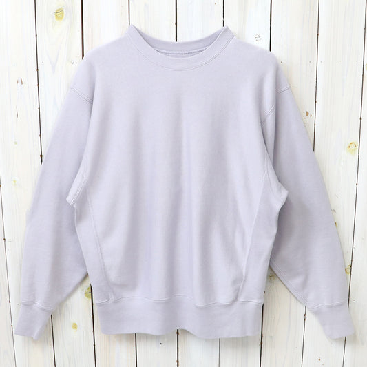 【SALE30%OFF】Kaptain Sunshine : Loopwheel Sweat Crewneck P/O (LILAC)