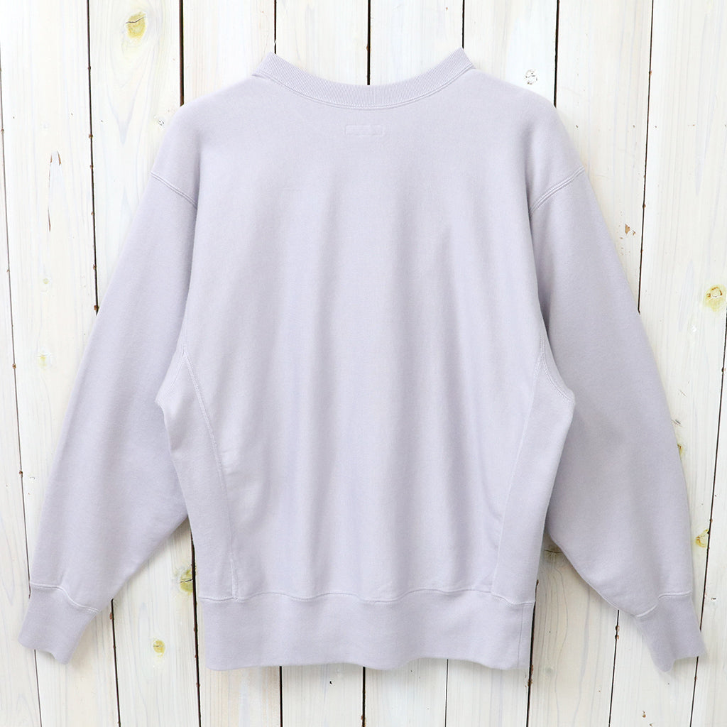 【SALE30%OFF】Kaptain Sunshine : Loopwheel Sweat Crewneck P/O (LILAC)