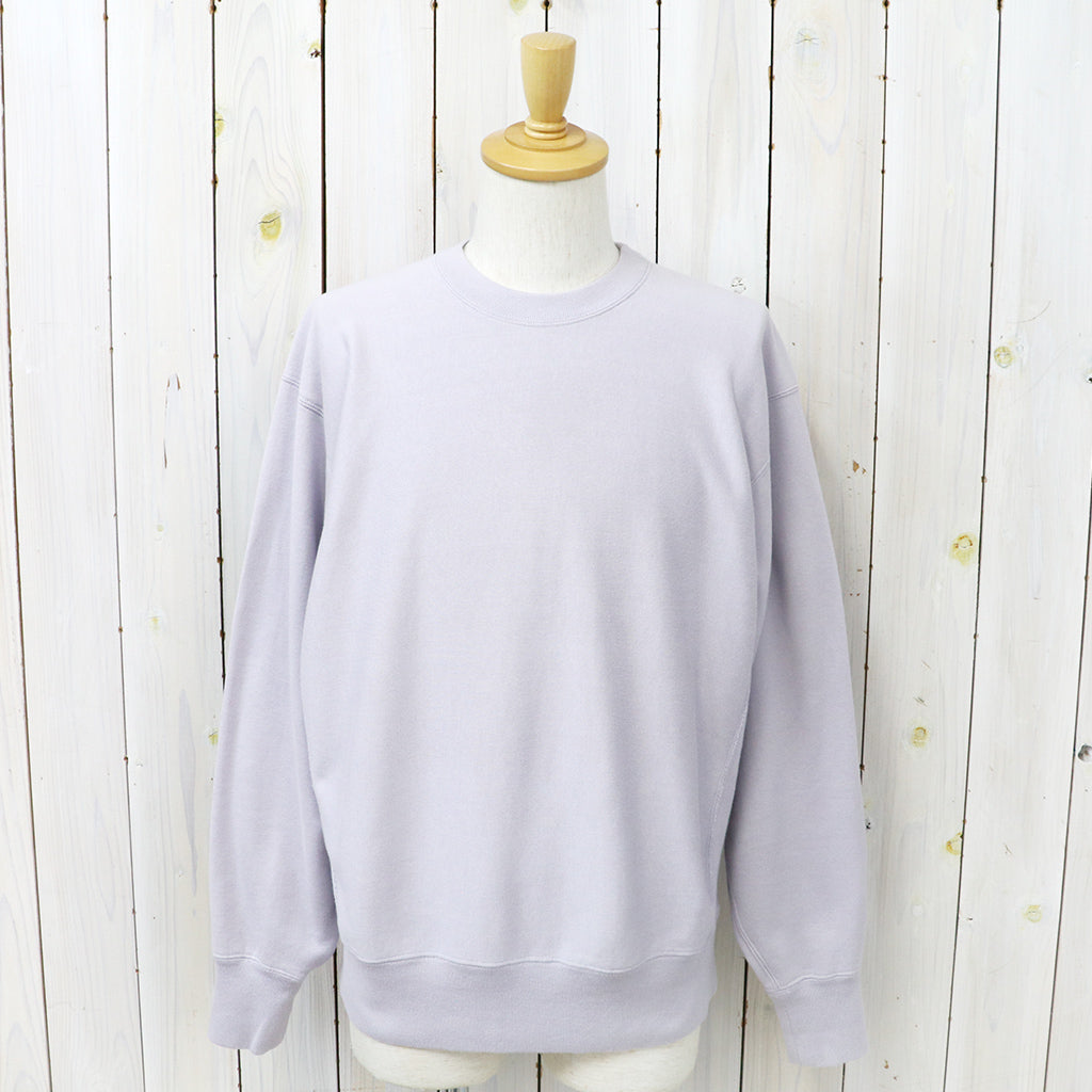 【SALE30%OFF】Kaptain Sunshine : Loopwheel Sweat Crewneck P/O (LILAC)