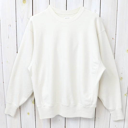【SALE30%OFF】Kaptain Sunshine : Loopwheel Sweat Crewneck P/O (ECRU)
