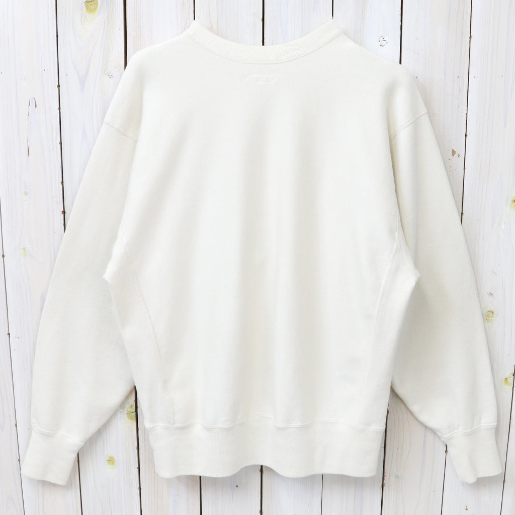 【SALE30%OFF】Kaptain Sunshine : Loopwheel Sweat Crewneck P/O (ECRU)