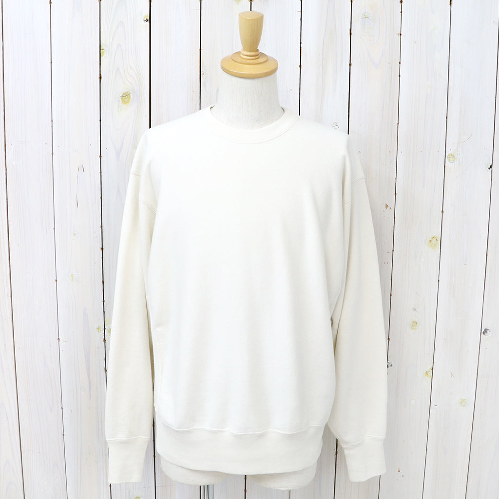 Kaptain Sunshine : Loopwheel Sweat Crewneck P/O (ECRU)