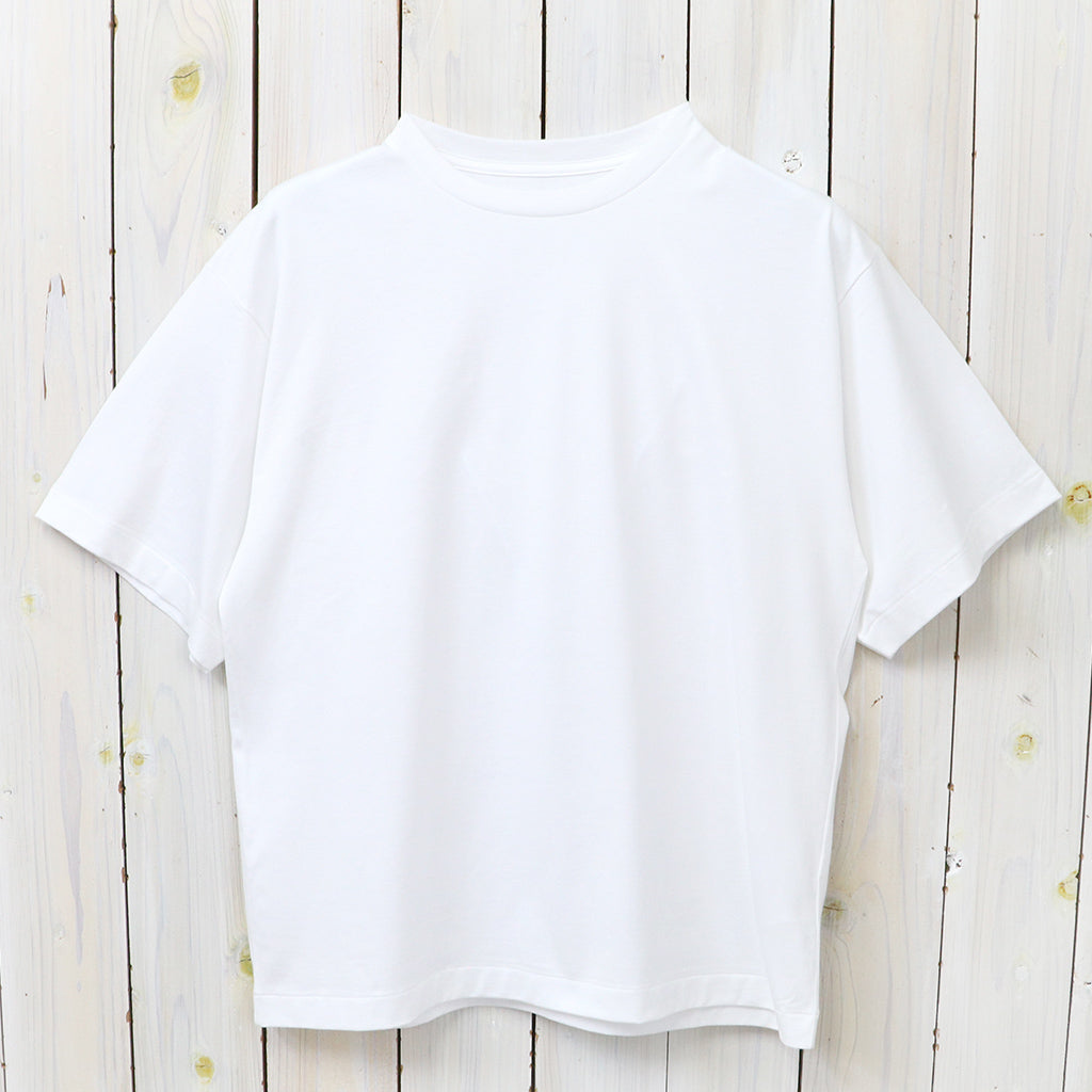 Kaptain Sunshine : Suvin Cotton Suede Tenjiku S/S Tee (WHITE)