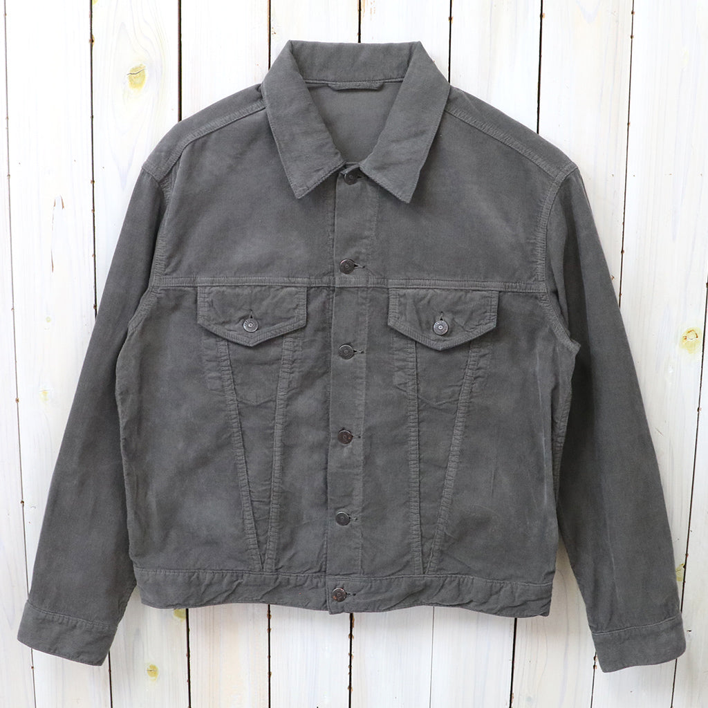 Kaptain Sunshine : Cotton Corduroy T-3 Jacket (GREY)