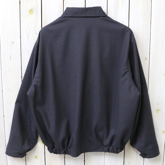 Kaptain Sunshine : Summer Wool Zip Blouson (BROWN PLAID)