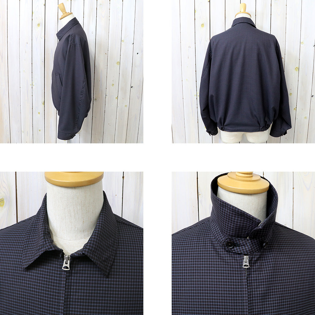 Kaptain Sunshine : Summer Wool Zip Blouson (BROWN PLAID)