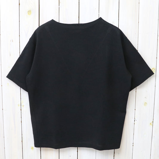 【SALE30%OFF】Kaptain Sunshine : Washi Tenjiku Boatneck Half-sleeve Tee (BLACK)