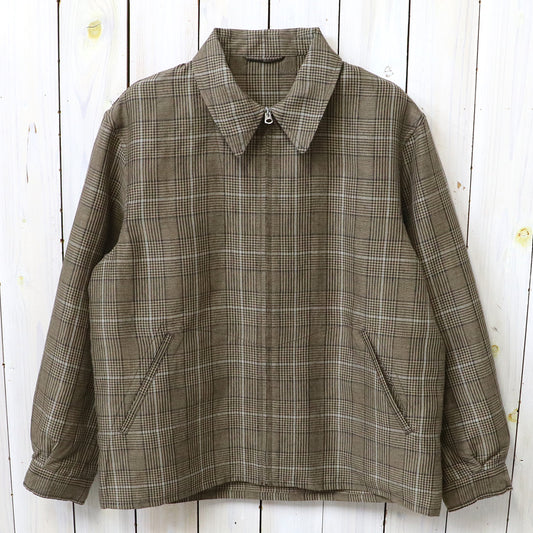 【SALE30%OFF】Kaptain Sunshine : Fly Blouson (BROWN PLAID)