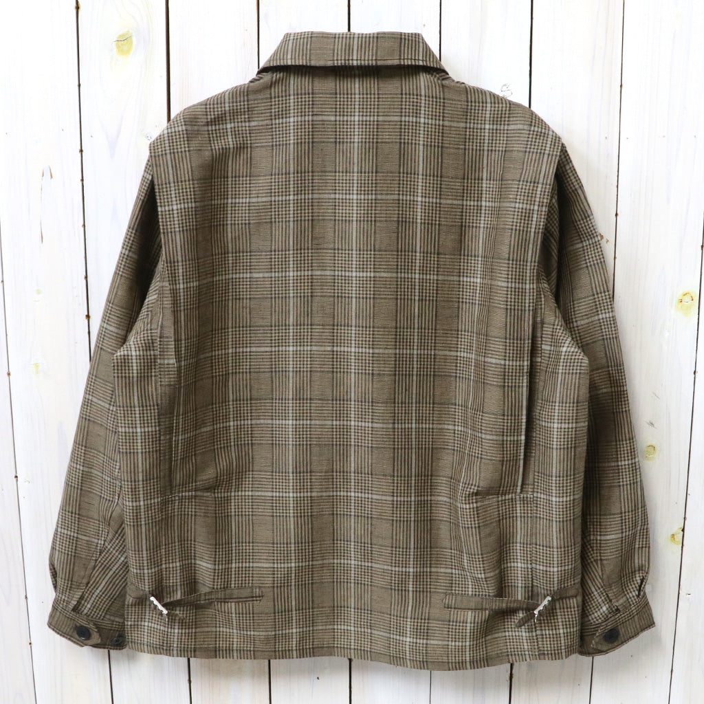 【SALE30%OFF】Kaptain Sunshine : Fly Blouson (BROWN PLAID)