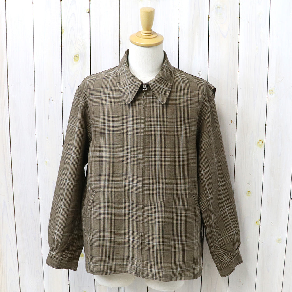 【SALE30%OFF】Kaptain Sunshine : Fly Blouson (BROWN PLAID)