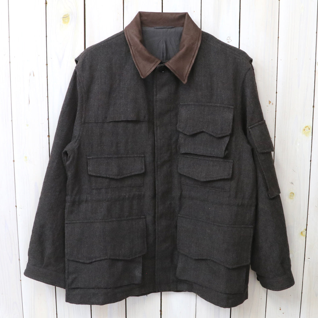 Kaptain Sunshine : Wool Herringbone Explorer Jacket