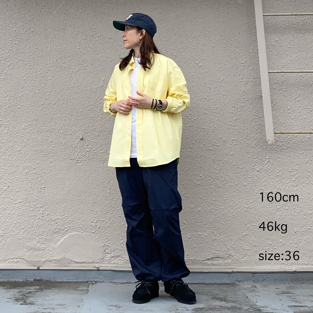 SALE40%OFF】Kaptain Sunshine『Relaxed Polocollar Shirt』(YELLOW