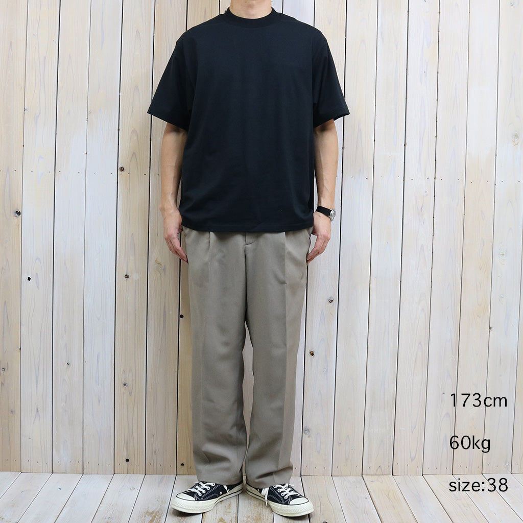 Kaptain Sunshine『Suvin Supima Tube Tee Light』(BLACK)