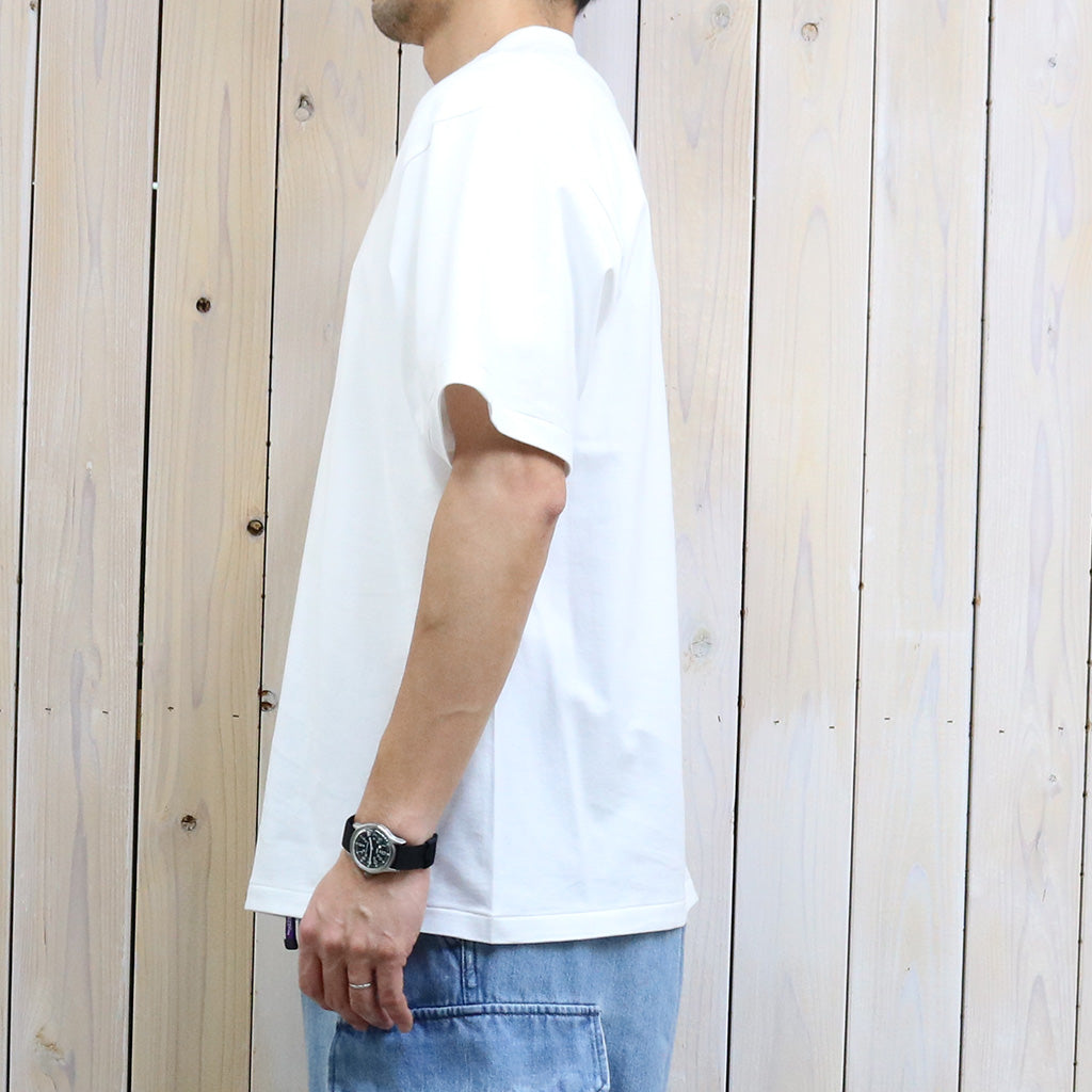 Kaptain Sunshine『Suvin Supima Tube Tee Light』(WHITE)