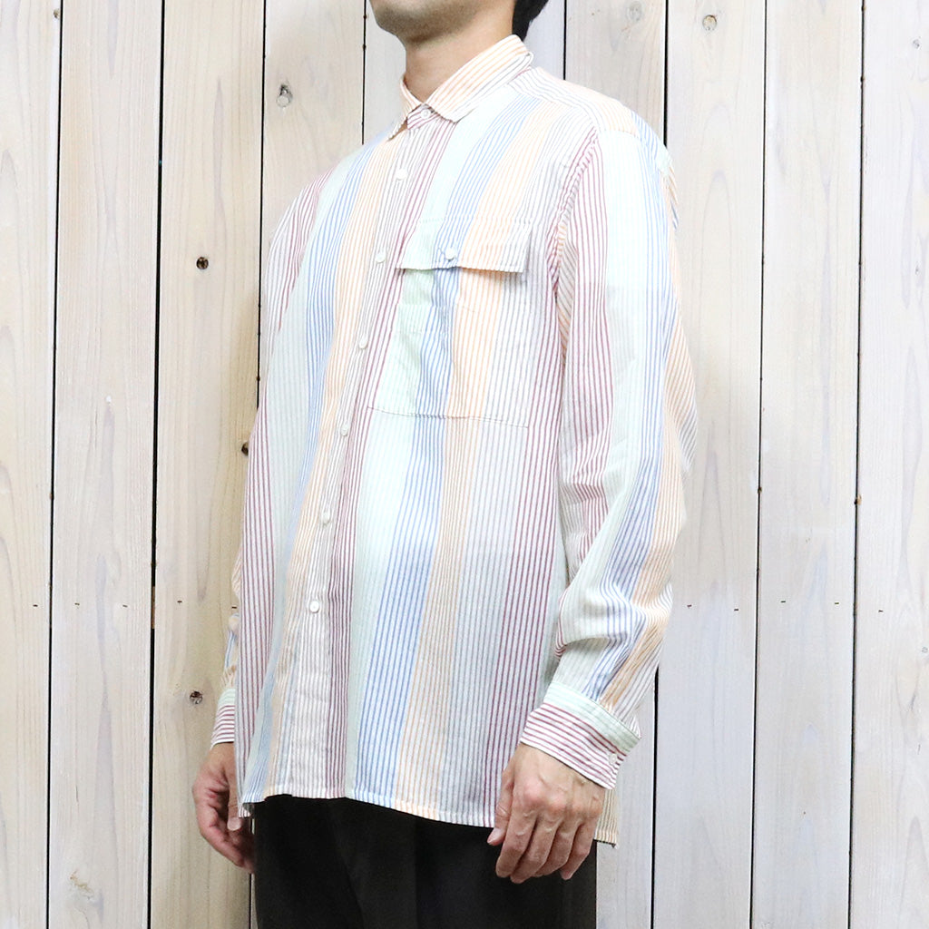 SALE30%OFF】Kaptain Sunshine『Safari Shirt』(MULTI STRIPE