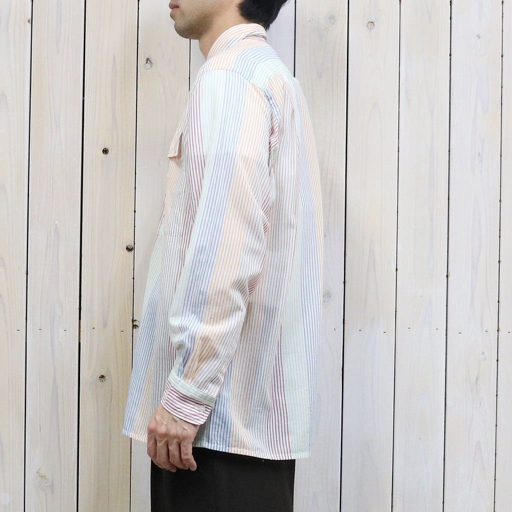 SALE30%OFF】Kaptain Sunshine『Safari Shirt』(MULTI STRIPE