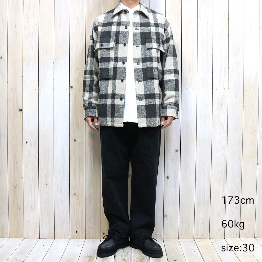 Kaptain Sunshine『5P Zipper Front Denim Pants』(BLACK ONE WASH)