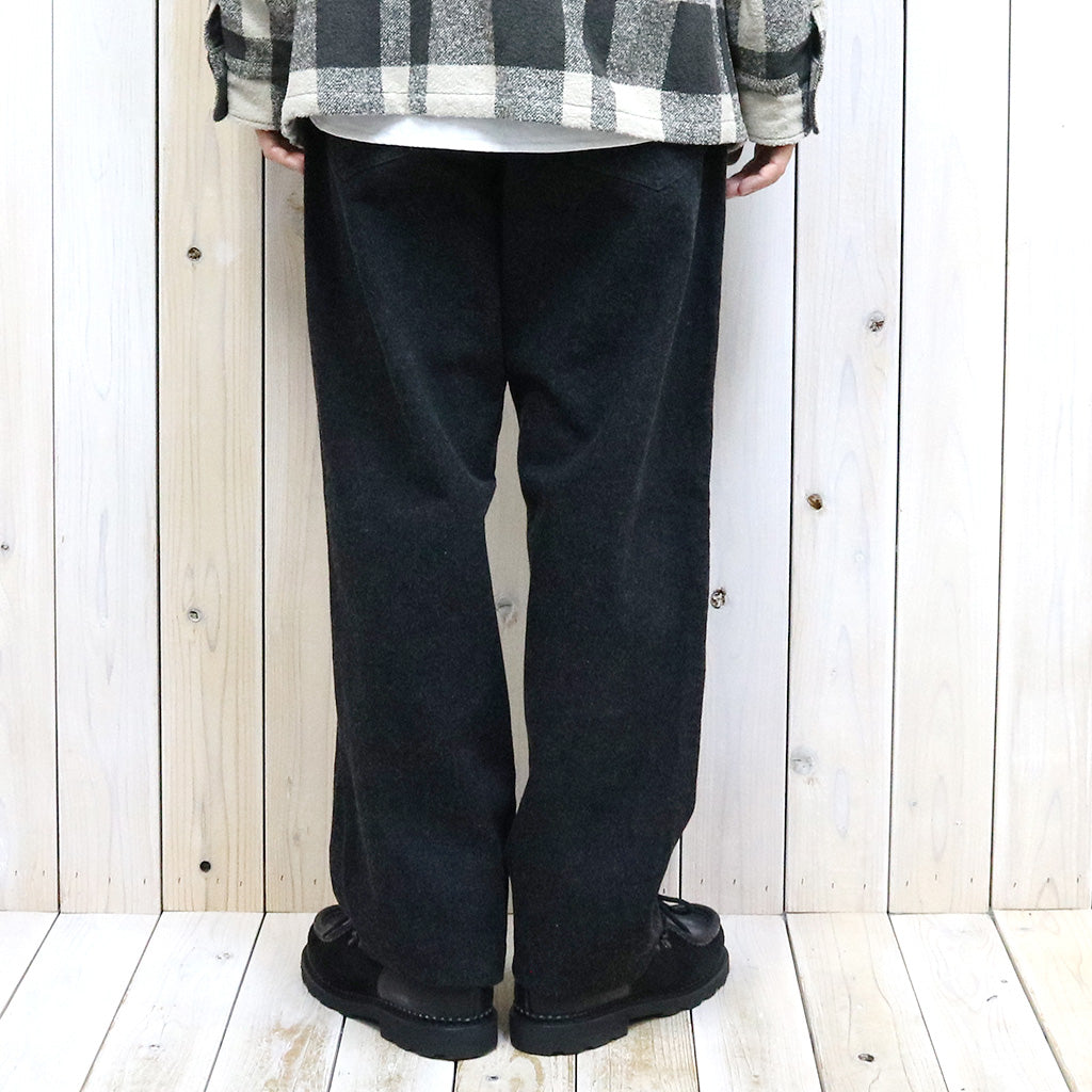 Kaptain Sunshine『5P Zipper Front Denim Pants』(BLACK ONE WASH)