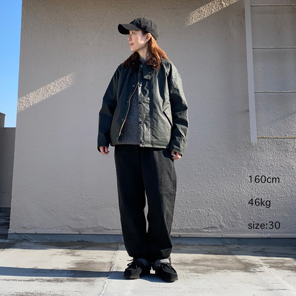 Kaptain Sunshine『5P Zipper Front Denim Pants』(BLACK ONE WASH)