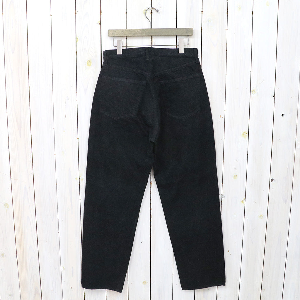 Kaptain Sunshine『5P Zipper Front Denim Pants』(BLACK ONE WASH)