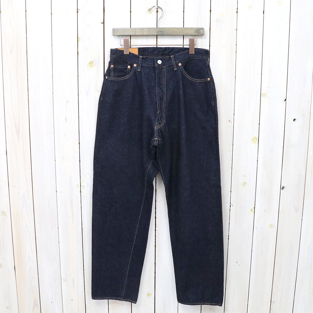 Kaptain Sunshine : 5P Zipper Front Denim Pants (INDIGO ONE WASH)