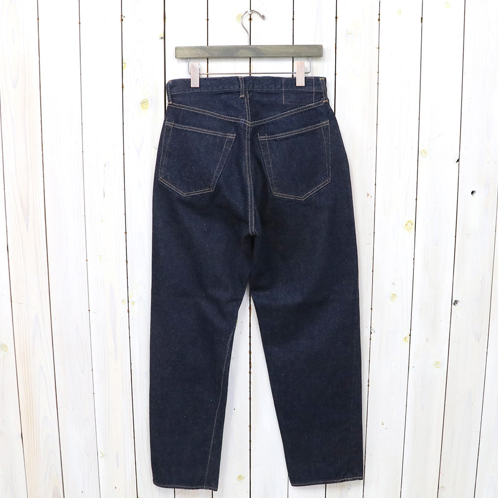 Kaptain Sunshine : 5P Zipper Front Denim Pants (INDIGO ONE WASH)