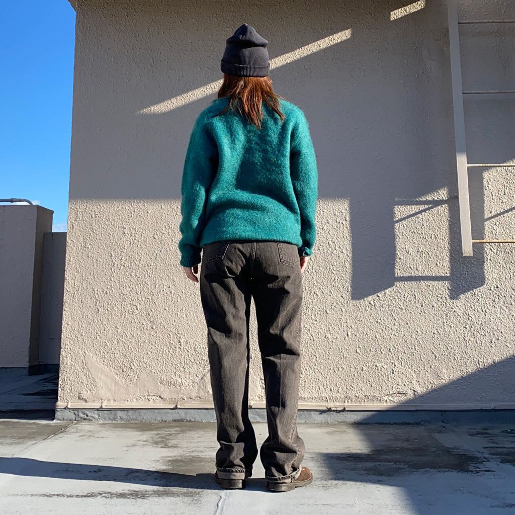 Kaptain Sunshine『Skate Shoecut Denim Pants』(BLACK VINTAGE WASH)