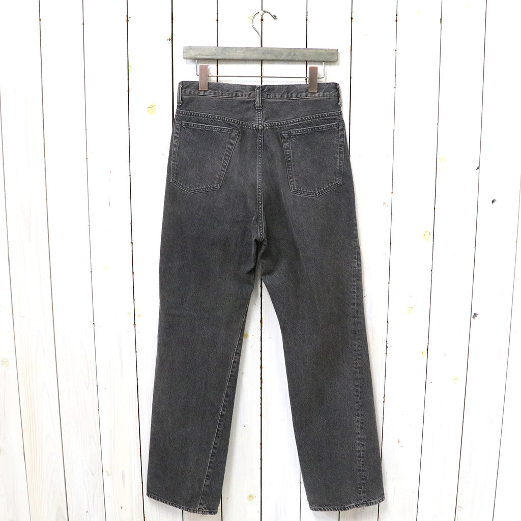 Kaptain Sunshine『Skate Shoecut Denim Pants』(BLACK VINTAGE WASH)