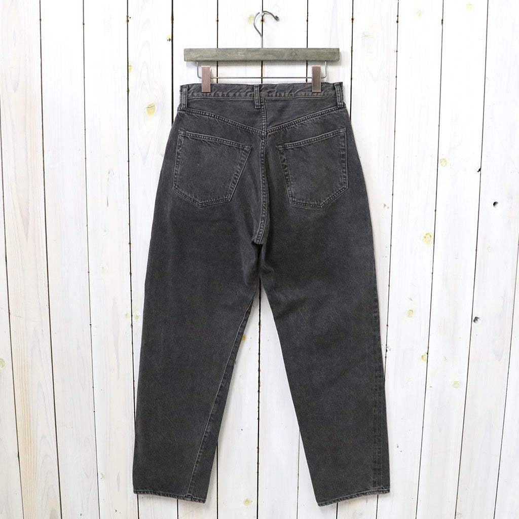 Kaptain Sunshine『5P Zipper Front Denim Pants』(BLACK VINTAGE WASH)