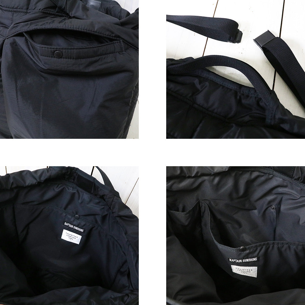Kaptain Sunshine『Flight Bag M』(BLACK)