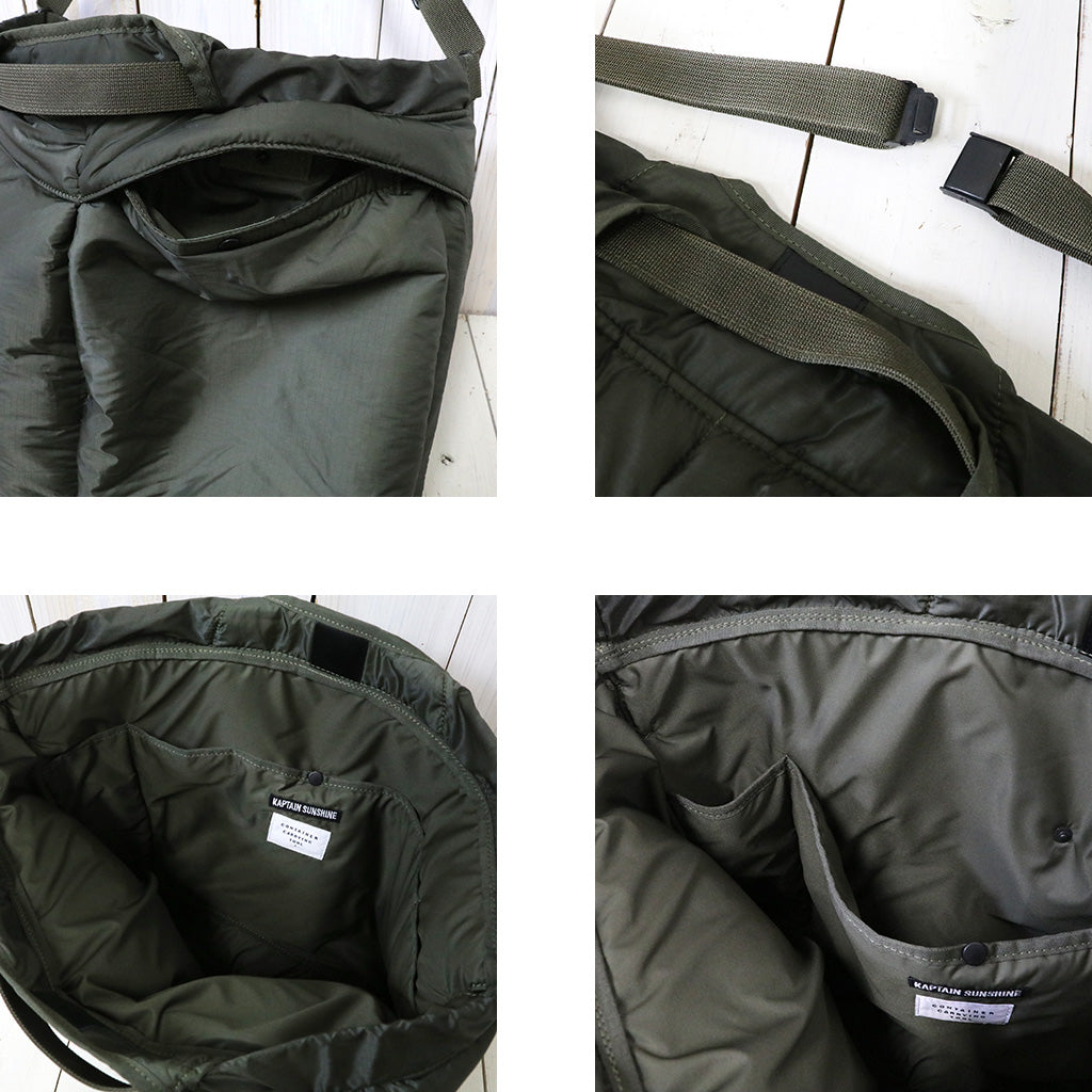 Kaptain Sunshine『Flight Bag M』(GREEN)