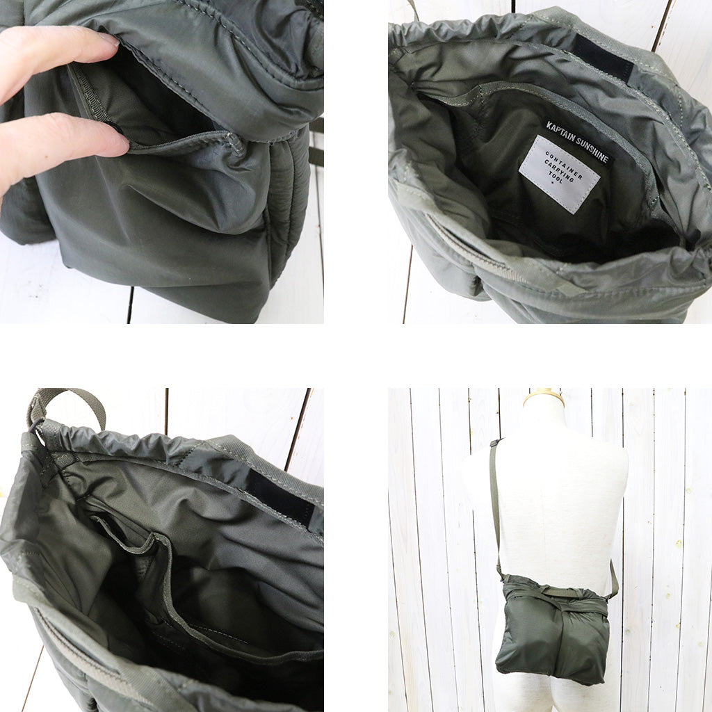 Kaptain Sunshine『Flight Bag S』(GREEN)