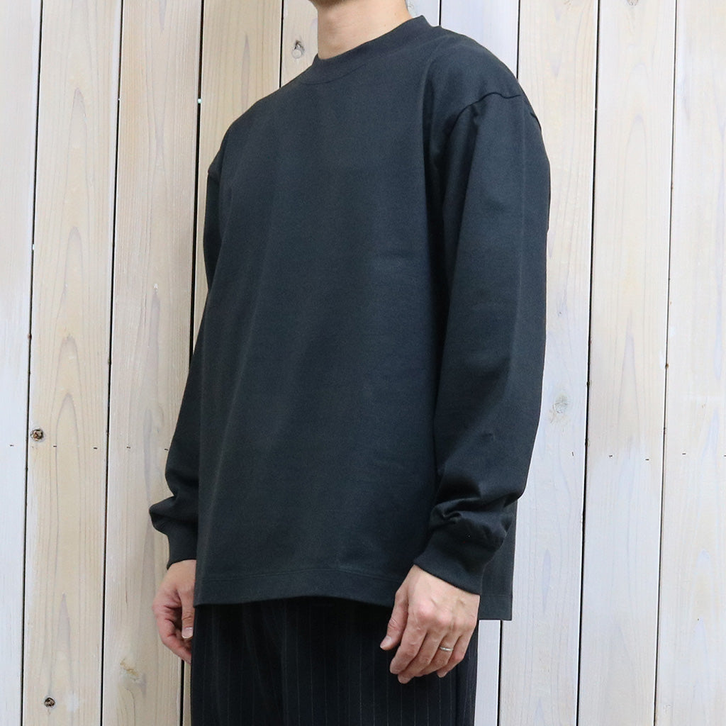 Kaptain Sunshine『Suvin Supima Tube L/S Tee Heavy』(INK BLACK)