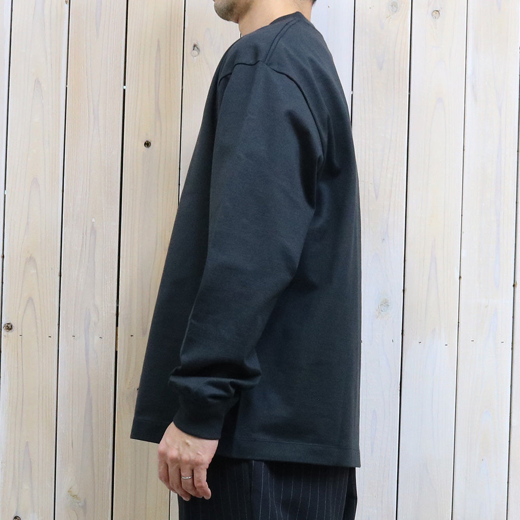 Kaptain Sunshine『Suvin Supima Tube L/S Tee Heavy』(INK BLACK)