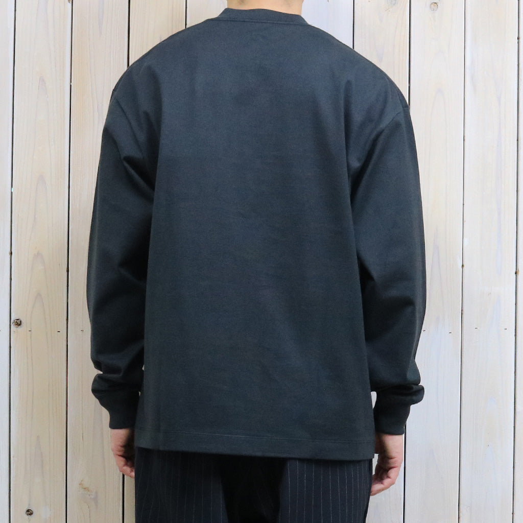 Kaptain Sunshine『Suvin Supima Tube L/S Tee Heavy』(INK BLACK)